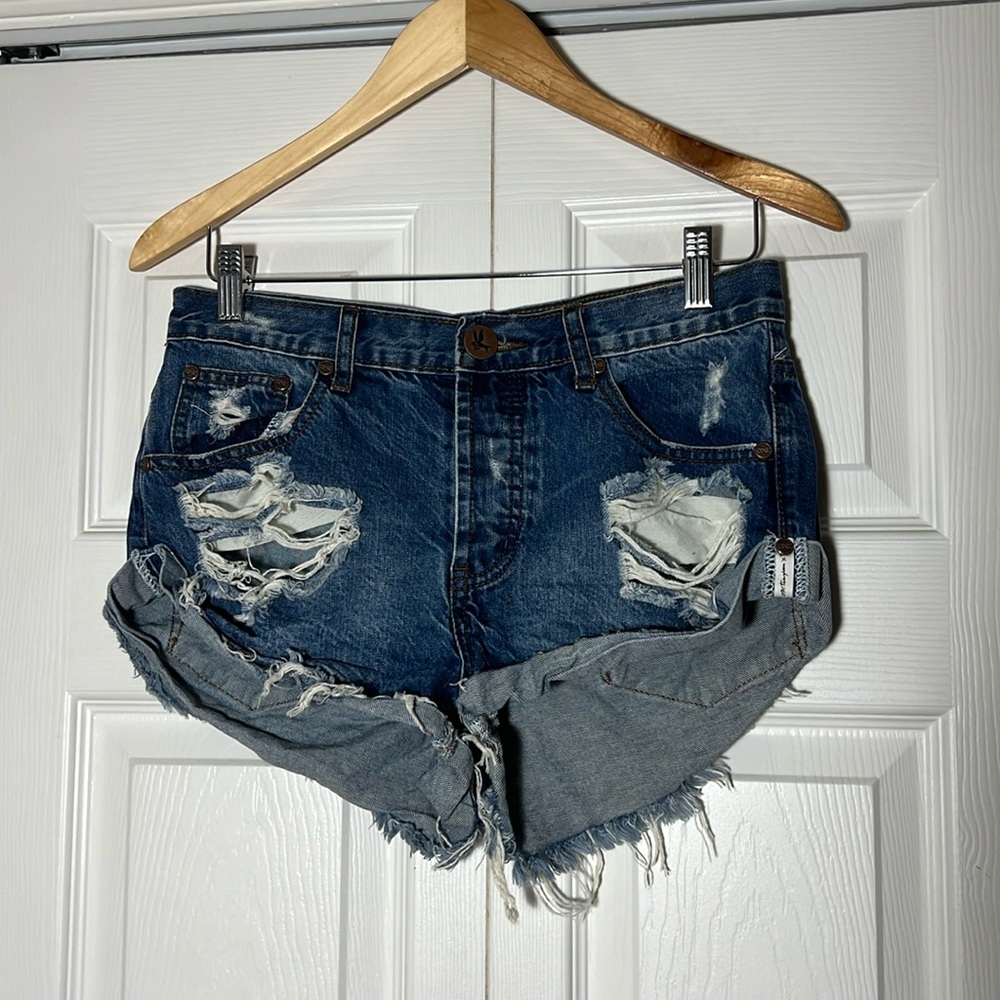 One Teaspoon Bandits Cutt Off Shorts Women’s 26